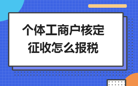 武漢核定征收個體經營所得稅率辦理流程